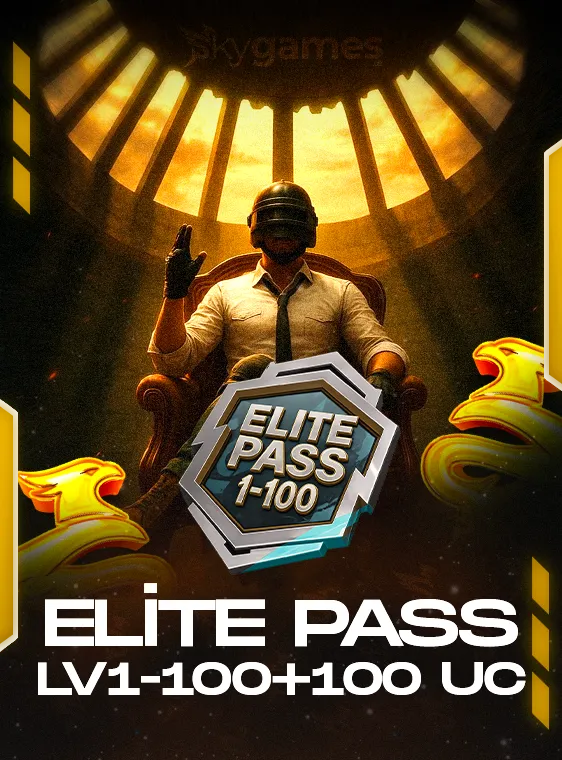 PUBG Mobile Elite Pass LV1-100 + 100 UC məhsul şəkli