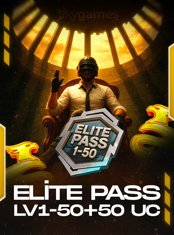 PUBG Mobile Elite Pass LV1-50 + 50 UC məhsul şəkli