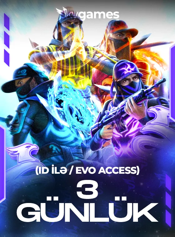 Free Fire Evo Access 3 Günlük 7/24