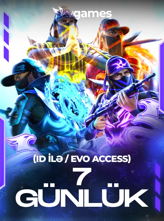 Free Fire Evo Access 7 Günlük 7/24