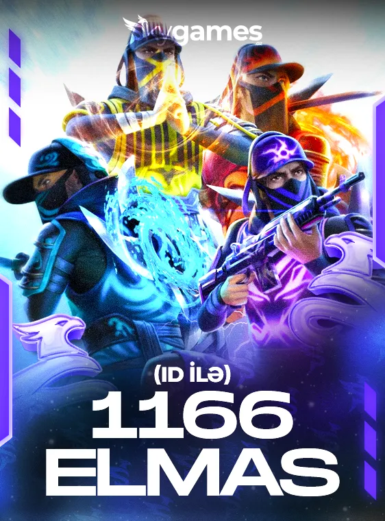 Free Fire 1166 Elmas 7/24