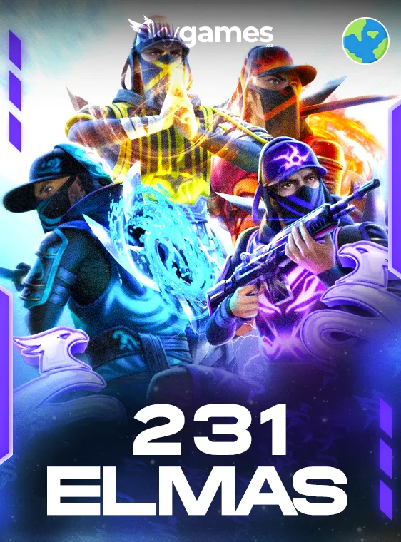 Free Fire 231 Elmas Qlobal