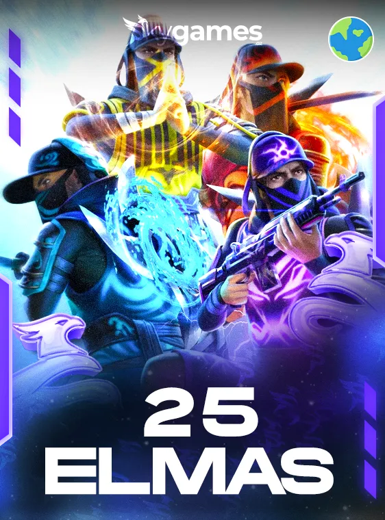 Free Fire 25 Elmas Qlobal