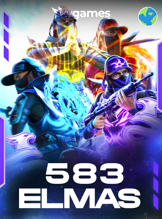 Free Fire 583 Elmas Qlobal