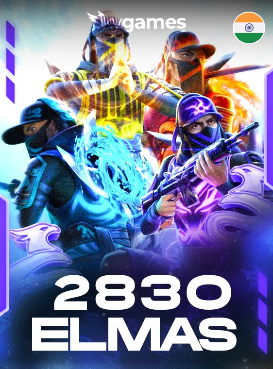 Free Fire 2830 Elmas Hindistan