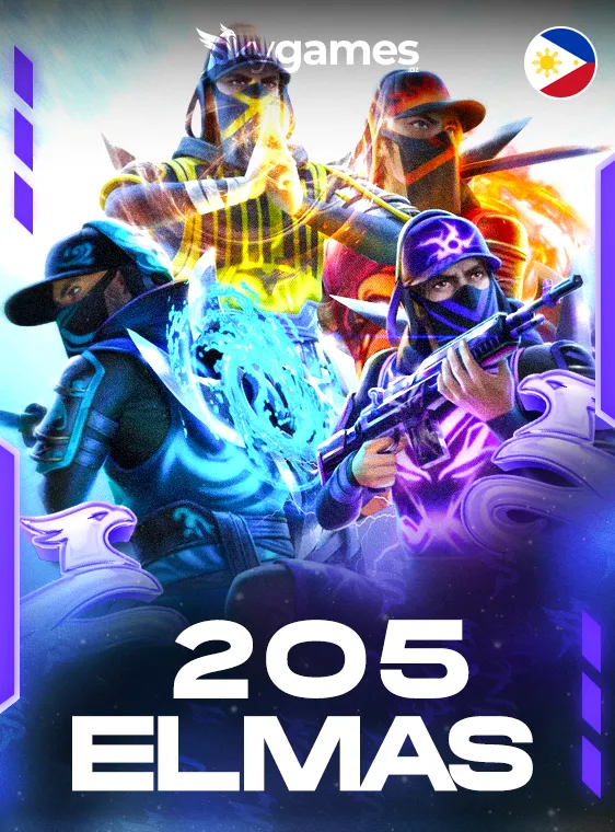 Free Fire 205 Elmas Filippin